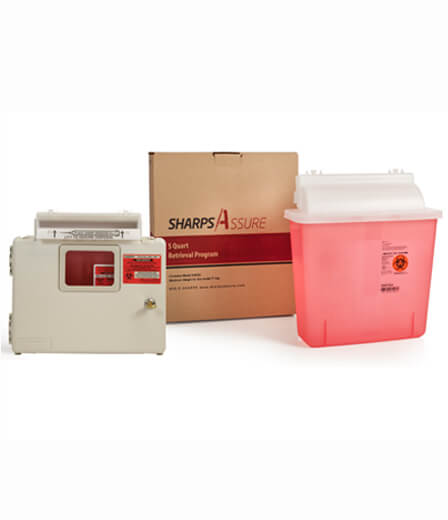 CONTAINER, SHARPS MAILBACK 5QT, 1/EA