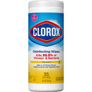 CLOROX® DISINFECTING WIPES, LEMON SCENT, 35 CT., SOLD AS 12/CASE THE 01594