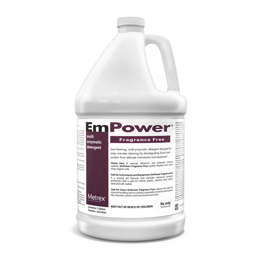 Empower® Fragrance Free Dual Enzymatic Instrument Detergent / Presoak, 4/Cs