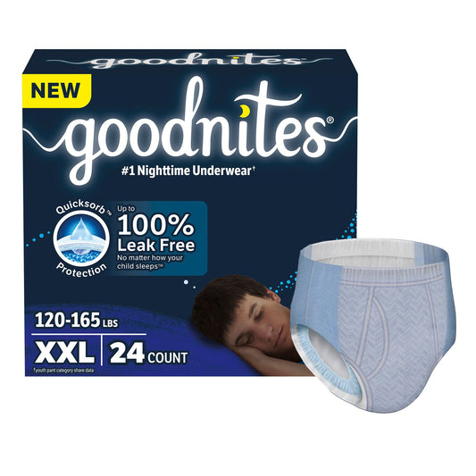 Goodnites® Nighttime Underwear For Boys, 2X-Large, 24/Cs
