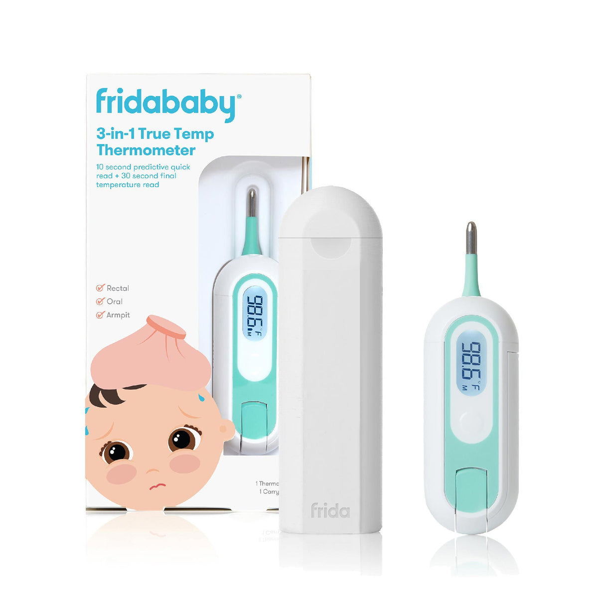 Thermometer, Digital 3-In-1 True Temp (24/Cs), 24/Cs