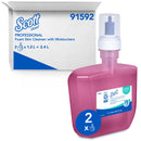 Scott® Foam Skin Cleanser with Moisturizers, 1.2-liter Dispenser Refill Bottle, 2/CS