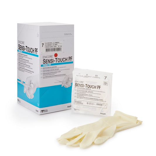 Encore® Sensi-Touch® PF Latex Surgical Glove, Size 7, Natural, 200/CS