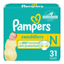 Pampers® Swaddlers Baby Diapers, Size 0, 4/CS
