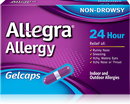 ALLEGRA ALLERGY 24 HR GELCAPS, SOLD AS 1/BOX CHATTEM 04116741220