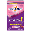 ONE A DAY WOMEN'S PRENATAL 1 SOFTGELS, SOLD AS 1/BOTTLE BAYER 1650055817