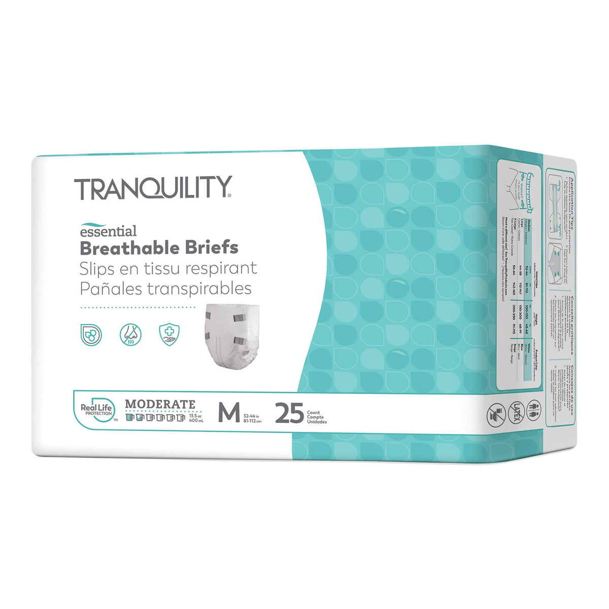 Comfortcare™ Incontinence Brief, Medium, 100/Cs