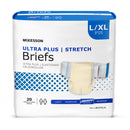 McKesson Ultra Plus Stretch Heavy Absorbency Incontinence Brief, Large / X-Large, 4/CS