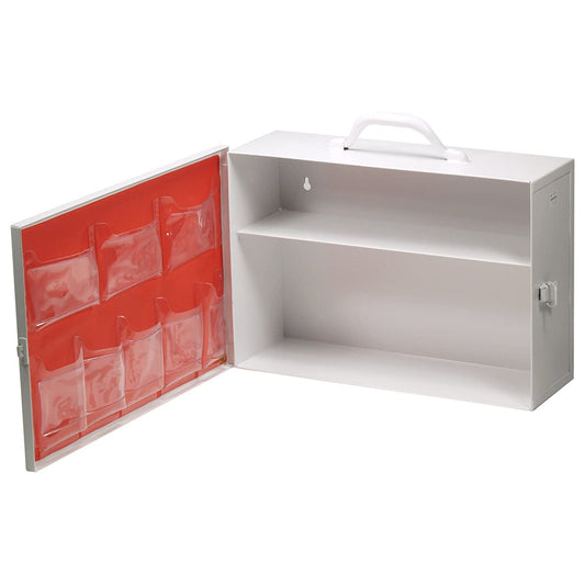 Cabinet, First Aid 2Shelf Empty Side Opn Door, 1/Ea
