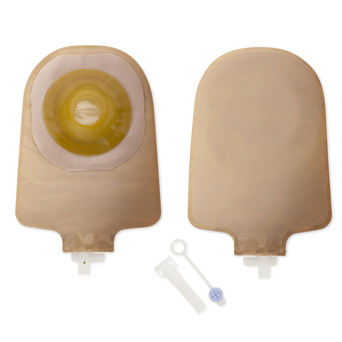 Premier™ One-Piece Beige Urostomy Pouch, Pre-cut to Fit 32 mm Stomas, 5/BX