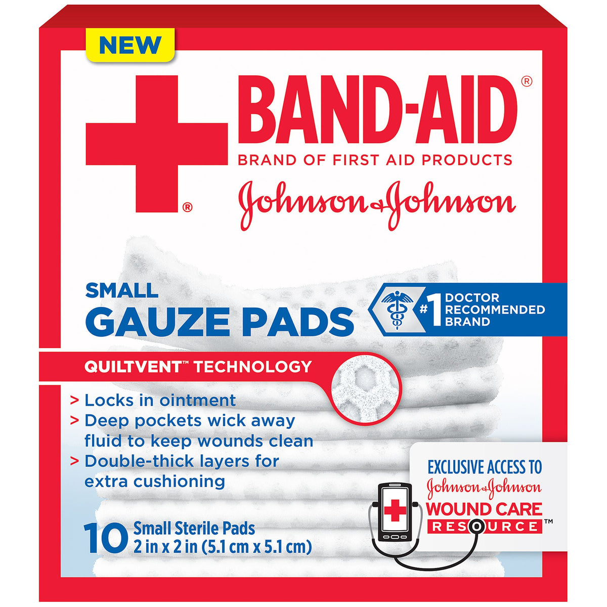 Pad, Gauze Str 2X2 (10/Bx 24Bx/Cs) J&Jotc, 240/Cs