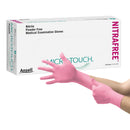 MICRO-TOUCH® NITRAFREE™ NITRILE EXAM GLOVE, SMALL, PINK, SOLD AS 1/BOX ANSELL 6034511