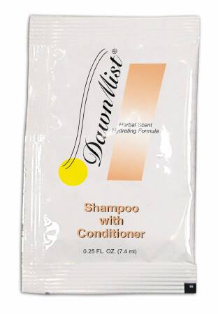 Dawnmist® Shampoo And Conditioner, 0.25-Ounce Individual Packet, 500/Cs