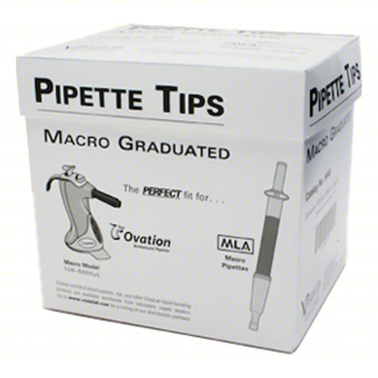 Ovation Macro Graduated Pipette Tips, 5 Ml, 100/Pk