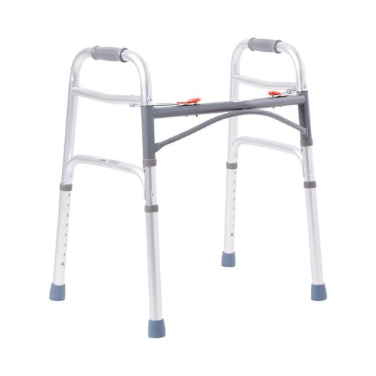 McKesson Junior Aluminum Folding Walker, 25 – 32 Inch Height, 4/CS