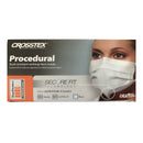 Crosstex® Procedural Mask with Secure Fit®, Blue, 50/BX