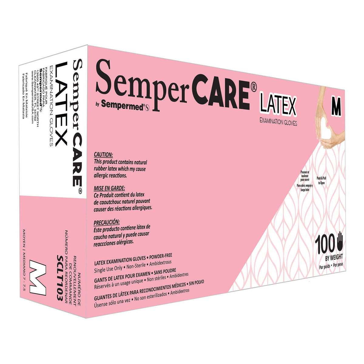 Glove, Exam Ltx Med N/S (100/Bx 10Bx/Cs), 1000/Cs