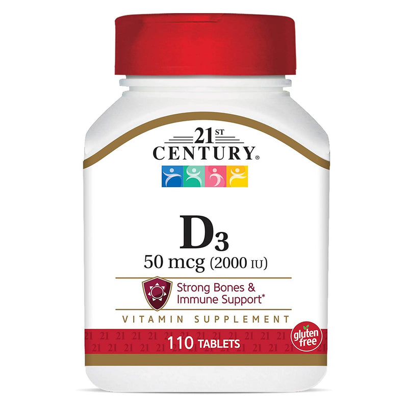 21ST CENTURY® VITAMIN D-3 SUPPLEMENT, SOLD AS 1/BOTTLE 21ST 74098527111