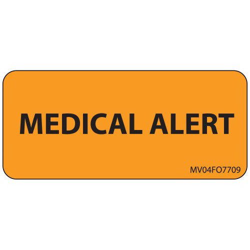 Label Medication Added420/Ea 2.25X1 Fl Orange, 1/Ea