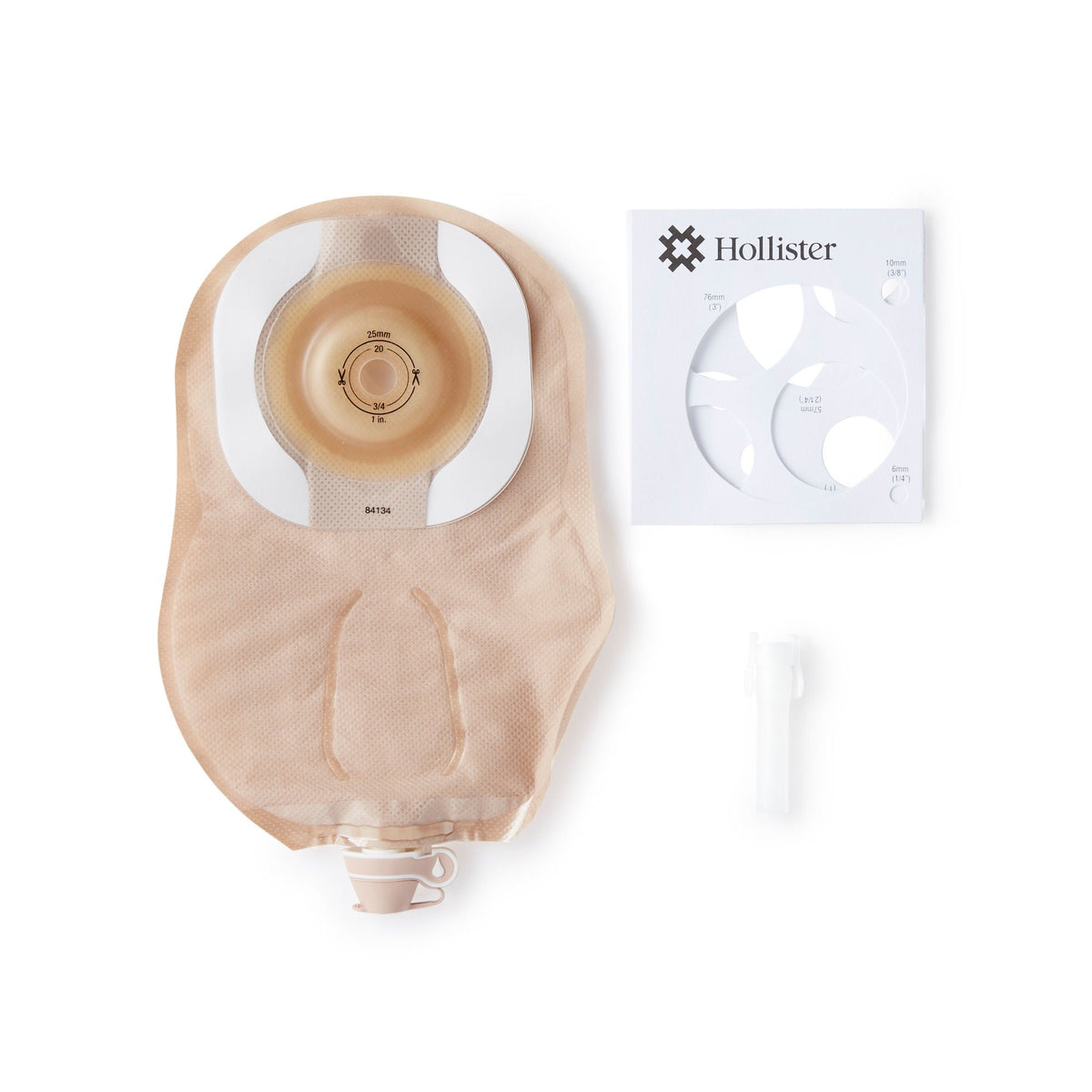 Ceraplus™ Soft Convex 1-Piece Ultra Clear Urostomy Pouch, Cut To Fit Up To 25 Mm, 5/Bx