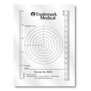 TRADEMARK MEDICAL WOUND MEASURING GUIDE, SOLD AS 250/BOX TRADEMARK B250