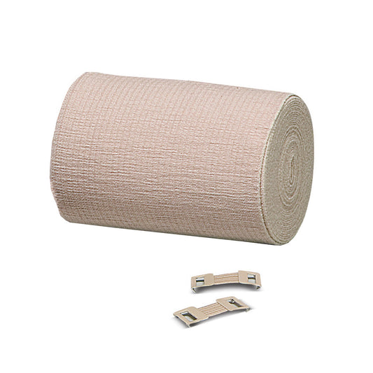 Reb® Clip Detached Closure Elastic Bandage, 6 Inch X 10 Yard, 10/Cs