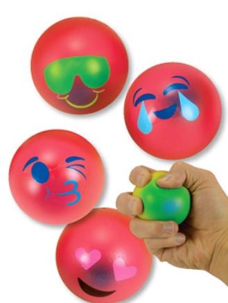 TOY, SQUEEZE BALL ENOJI (12/PK), 12/PK