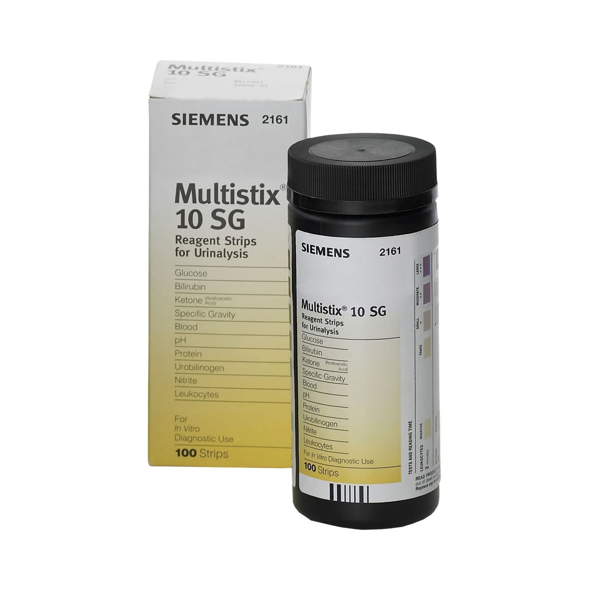 Multistix® 10 SG Urinalysis Reagent, General Chemistry tests, 24/CS