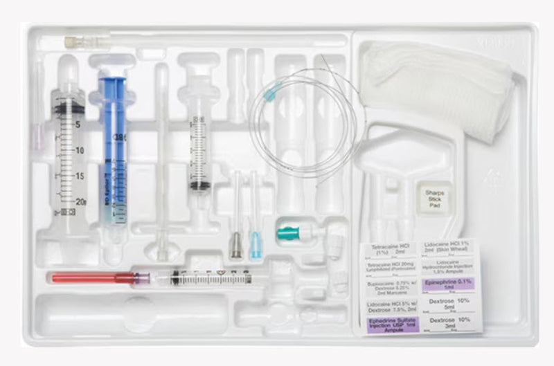 Bd Combined Spinal &amp; Epidural Trays. Tray Spinal/Epidural 27Gx4.7In10/Cs (Rx), Case - BriteSources