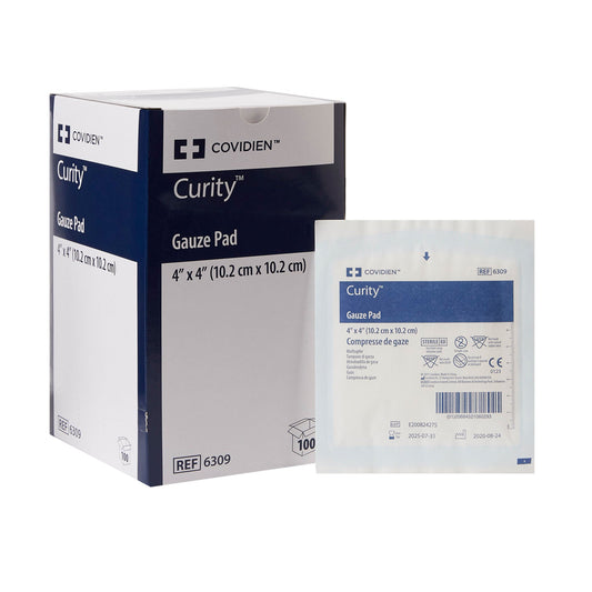 Curity™ Sterile Gauze Sponge, 4 X 4 Inch, 12-Ply, 100/Ct