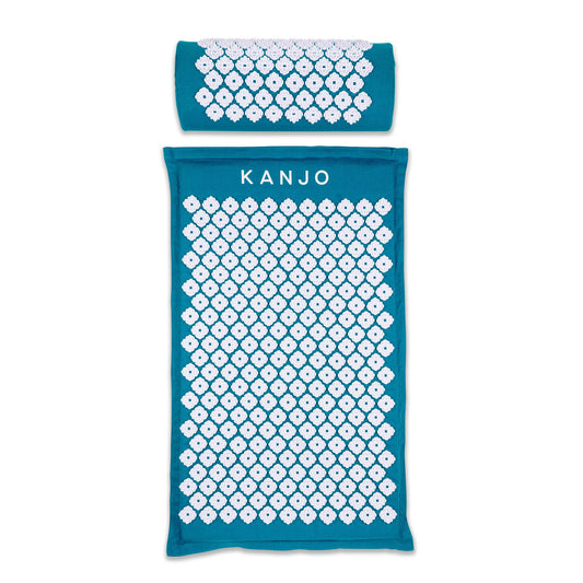Kanjo Memory Foam Acupressure Mat Set, Teal, 1/ST