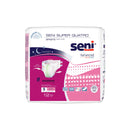 SENI® SUPER QUATRO SEVERE ABSORBENCY INCONTINENCE BRIEF, SMALL, SOLD AS 12/PACK TZMO S-SM12-BQ1