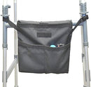 WALKER BAG WITH BUCKLES, POLYESTER WITH WATER-RESISTANT COASTING, BLACK, SOLD AS EACH KINSMAN 10000721