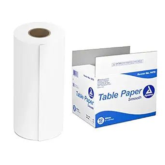 Dynarex Table Paper Table Paper, 8" Smooth, 225 Ft Roll, 12/Cs