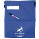 POUCH, IPD W/DRAWSTRING BLU 16"X18" (5/PK 10PK/CS), 5/PK