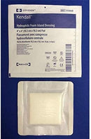 FOAM ISLAND DRESSING, 6" X 6", 4" X 4" PAD, 10/BX, 5 BX/CS, SOLD AS CASE CARDINAL 261