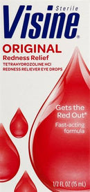 J&J Visine Eye Drops Eye Drops Antihistamin/Rednessvisine 0.5Oz 4/Bx 6Bx/Cs -49379 - BriteSources