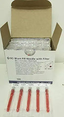 Metier Medical Blunt Fill Needle Blunt Fill Needle With Filter, 18G X 1-1/2", 5,000/Cs -BFNWF 18112 - BriteSources