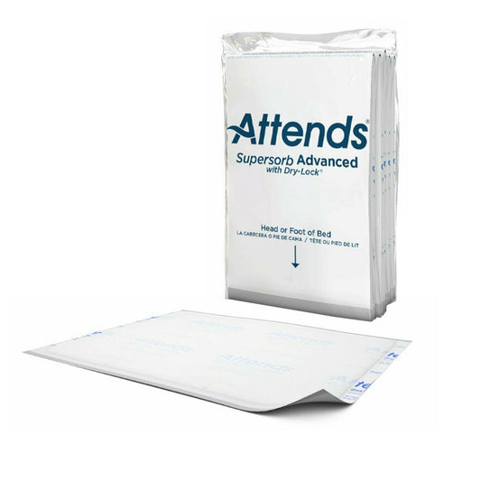 Attends® Supersorb Advanced Underpads with Dry-Lock®, 60/CS