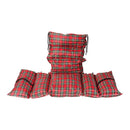 DMI® Comfort Wheelchair Cushion, Plaid, 1/EA