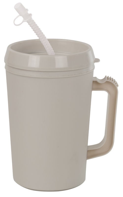 Drinking Mug, Gray, 34 Ounce, 24/Cs