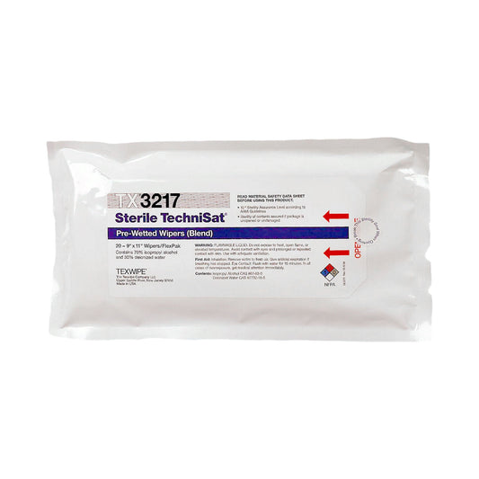 Sterile Technisat® Pre-Wetted Wipes, 20 Ct., 480/Cs