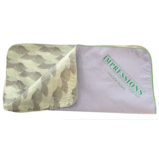 Beck's Classic Impressions™ Reusable Underpad, Green Wave Pattern, 34 x 36 Inch, 24/CS