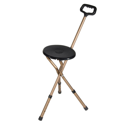 Drive™ Aluminum Seat Cane, 34 – 38 Inch Height, 1/Ea