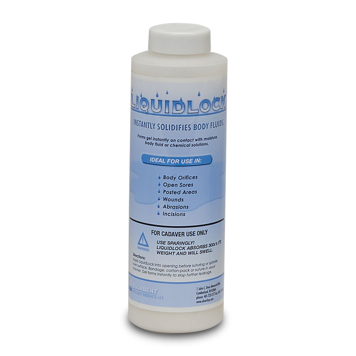 SOLIDIFIER, LIQ LOCK 12OZ (12/CS) ABSPPR, 12/CS