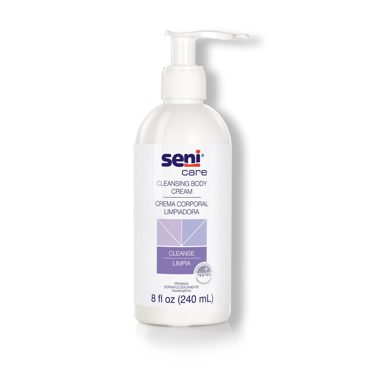 Seni® Care Rinse Free Body Wash, 8-Ounce Pump Bottle, 6/Cs