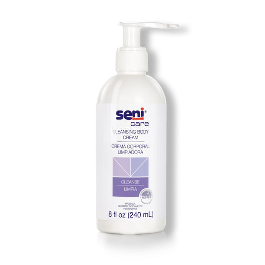 Seni® Care Rinse Free Body Wash, 8-Ounce Pump Bottle, 6/Cs