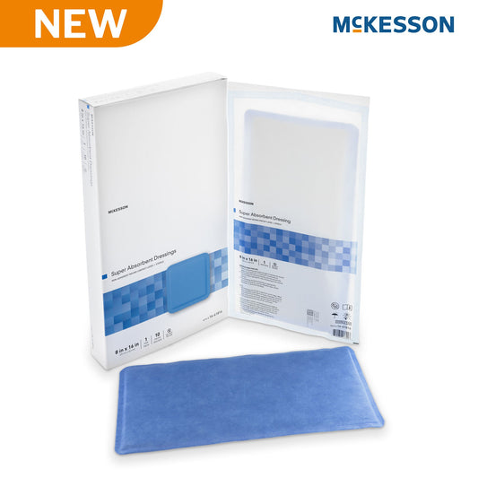McKesson MedSurg Wound Dressing W/SAP 8"X16", 80/CS