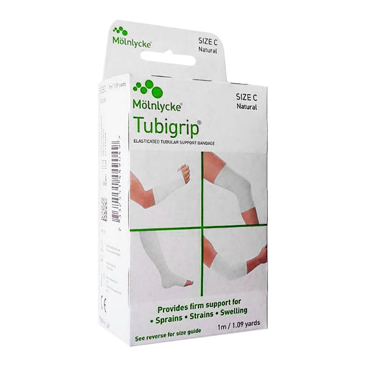 Tubigrip® Pull On Elastic Tubular Support Bandage, 1 Meter, Size C, 12/Bx