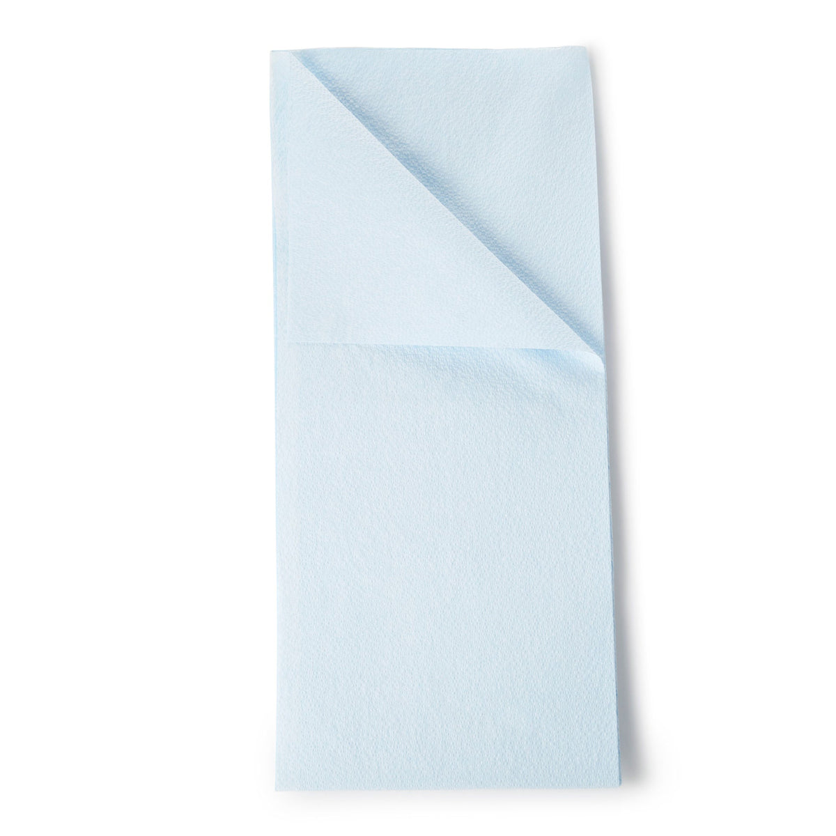 Tidi® Everyday Blue Flat Stretcher Sheet, 40 x 90 Inch, 50/CS